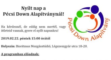 Nyílt nap a Pécs Down Alapítványnál